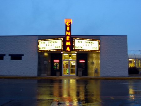 Plaza Cinema - Night Shot (newer photo)